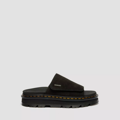BLACK EH SUEDE ZEBZAG SLIDE