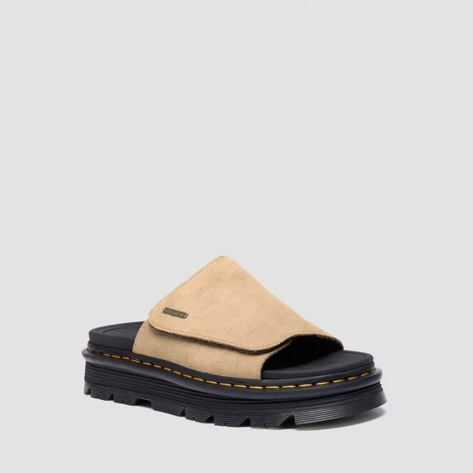 SAVANNAH TAN EH SUEDE ZEBZAG SLIDE