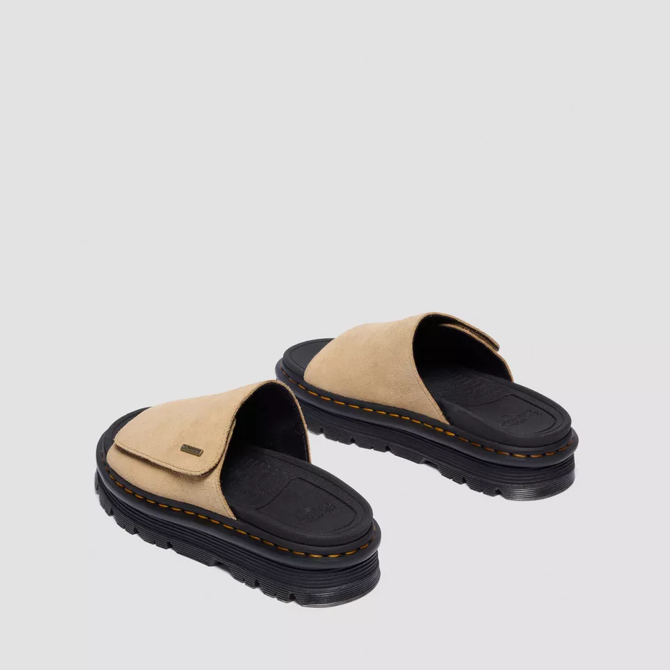 SAVANNAH TAN EH SUEDE ZEBZAG SLIDE