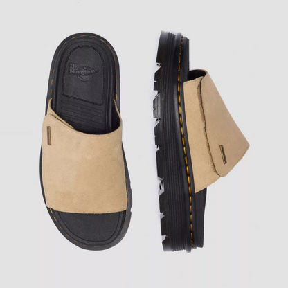 SAVANNAH TAN EH SUEDE ZEBZAG SLIDE