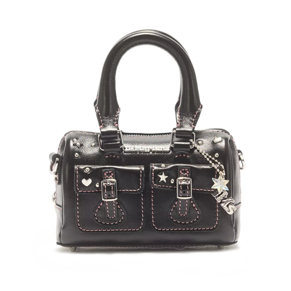 MINI TOP HANDLE BAG BLACK