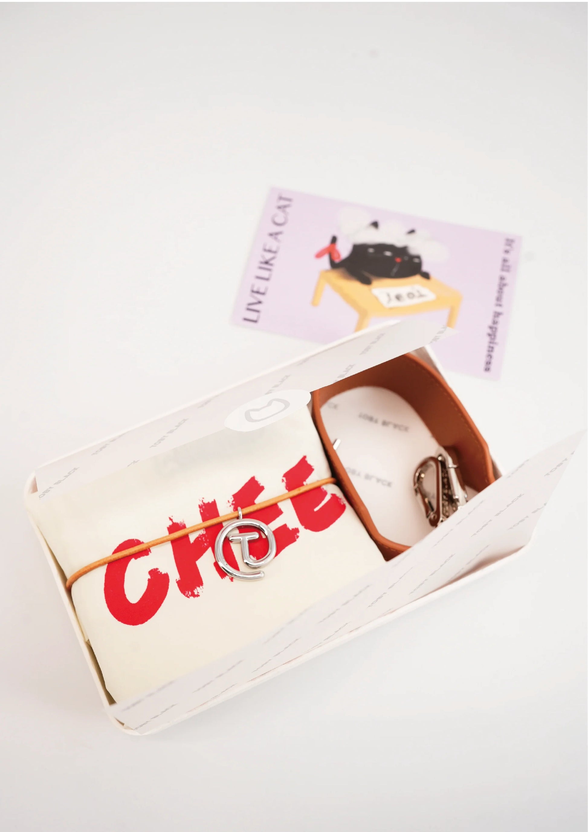 24623 CHEERS BAG with detachable leather strap