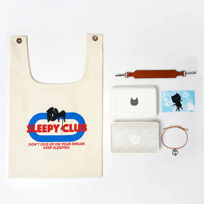 25634 Sleepy Cat Toby Bag with detachable