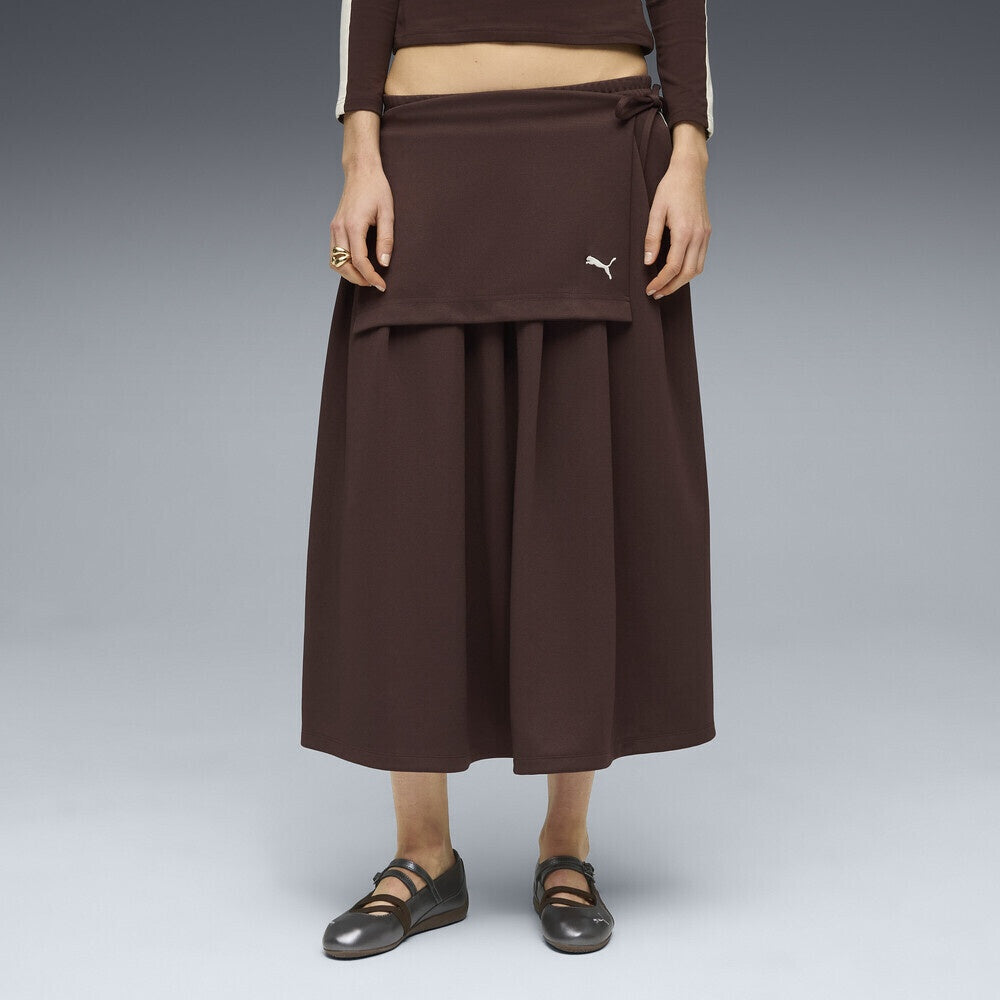 T7 Midi Pleated Skirt