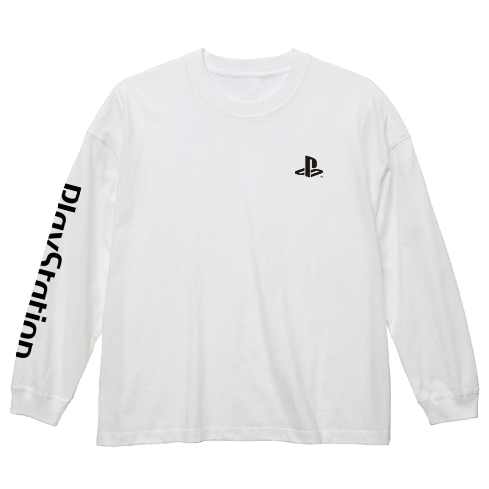 PlayStation Big Silhouette 長袖Tee (白)