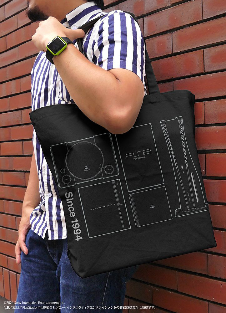 PlayStation Tote Bag 大袋 (黑)