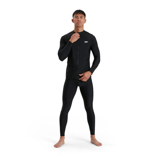 LR M ESSENTIAL LONG SLEEVE ZIP TOP
