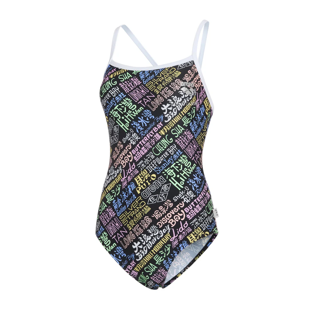 GOD Beach District Names One Piece Swimsuit