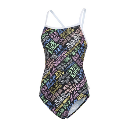 GOD Beach District Names One Piece Swimsuit