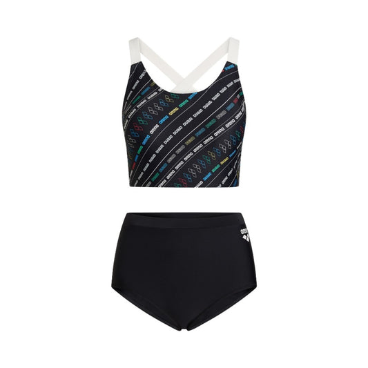 S24 L DIAGONAL 5.0 THIN STRIPE LONG LINE BRA