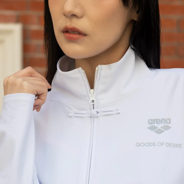 2601 L GOD LS CROP SUN JACKET W. KNOT BUTTON