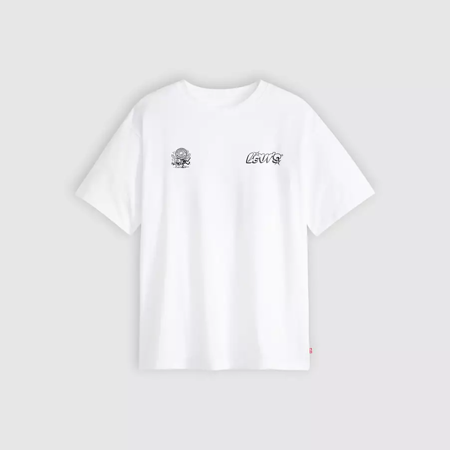 VINTAGE FIT GRAPHIC TEE LEVIS LOGO GRID