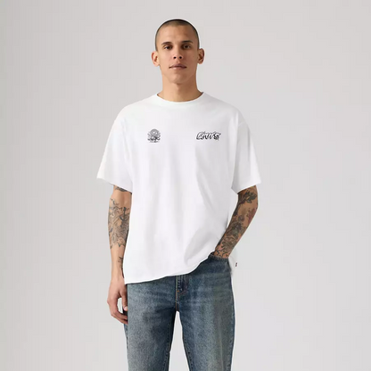 VINTAGE FIT GRAPHIC TEE LEVIS LOGO GRID