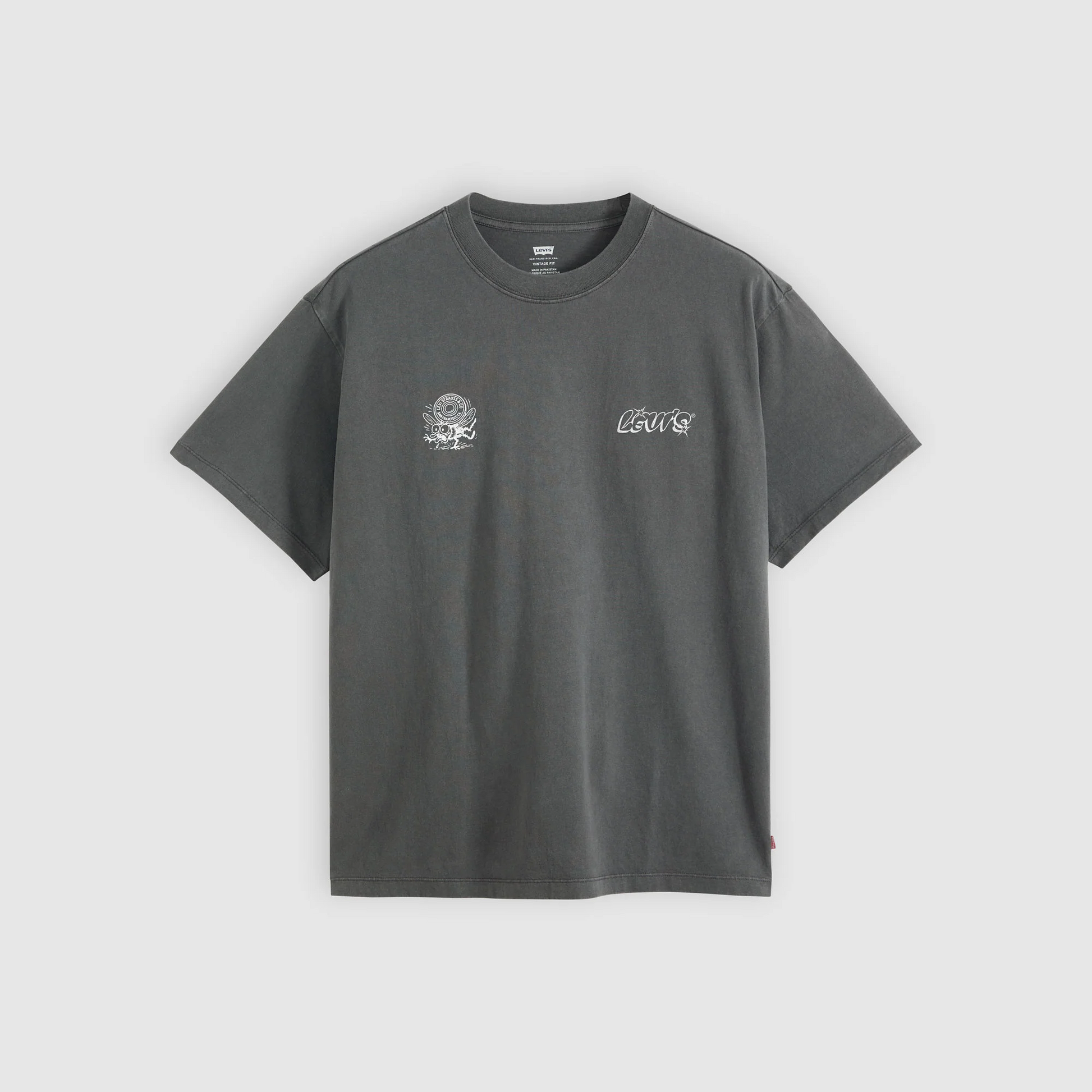 VINTAGE FIT GRAPHIC TEE LEVIS LOGO GRID