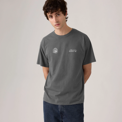 VINTAGE FIT GRAPHIC TEE LEVIS LOGO GRID