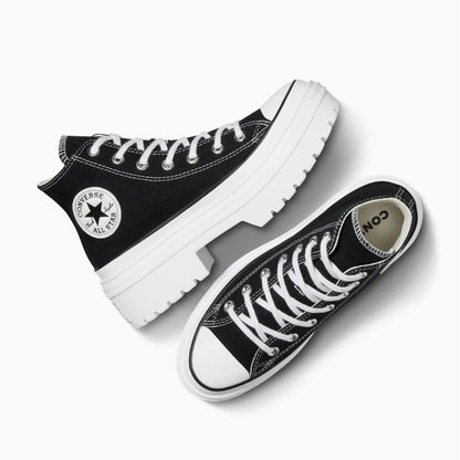 CTAS LUGGED HEEL HI BLACK/WHITE/EGRET
