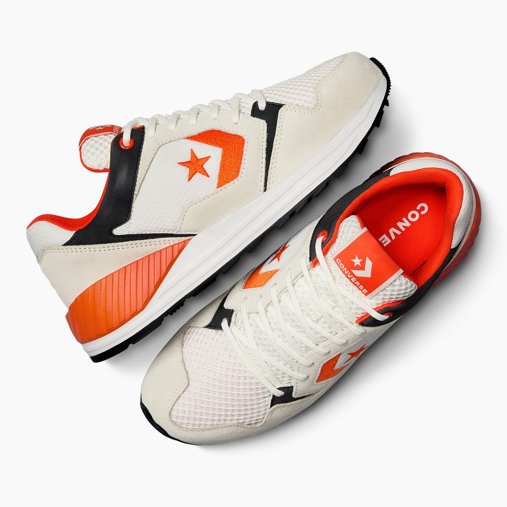 CONVERSE WAVE TRAINER OX WHITE/ORANGE
