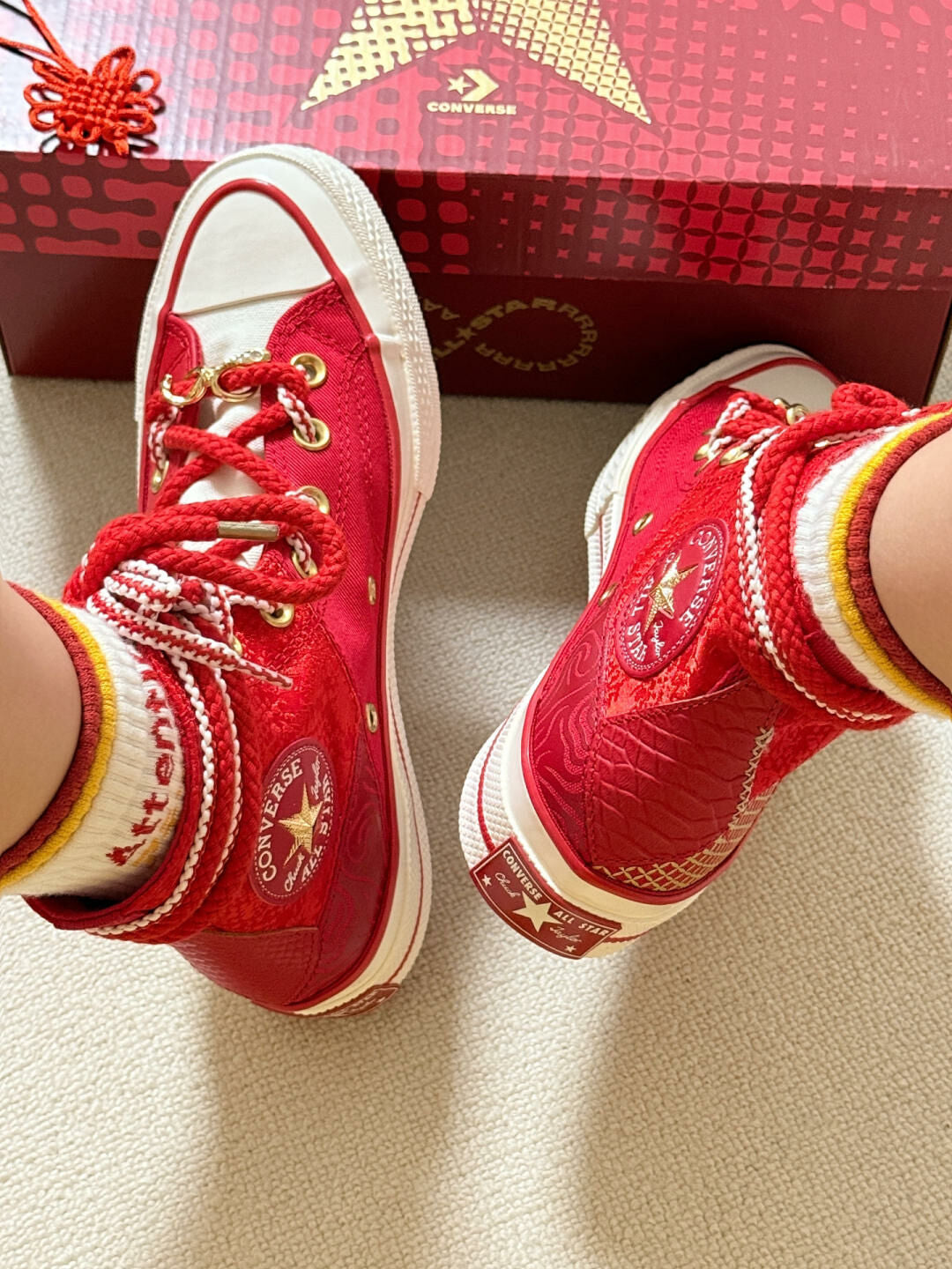 CHUCK 70 HI ENAMEL RED/EGRET/DAYS AHEAD