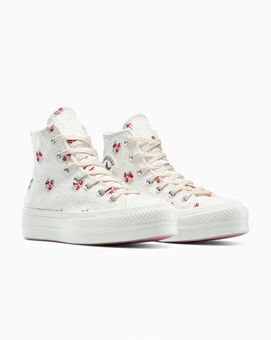 CTAS LIFT HI VINTAGE WHITE/HORIZON PINK