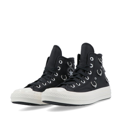 CHUCK 70 HI BLACK/SILVER/EGRET