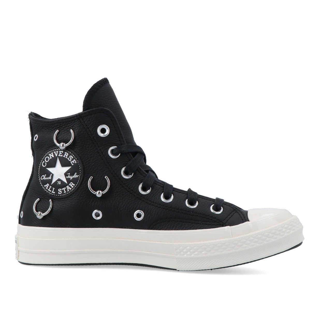 CHUCK 70 HI BLACK/SILVER/EGRET