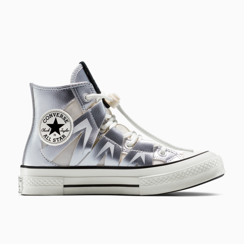CHUCK 70 HI DULL SILVER/EGRET/BLACK
