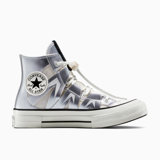 CHUCK 70 HI DULL SILVER/EGRET/BLACK