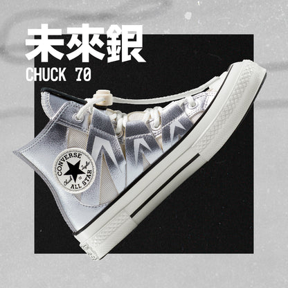 CHUCK 70 HI DULL SILVER/EGRET/BLACK