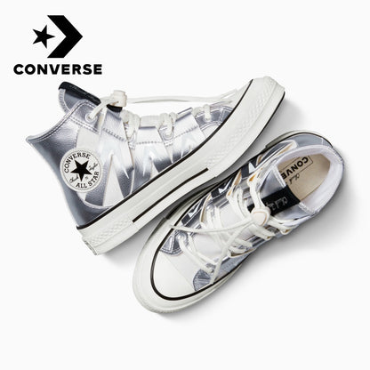 CHUCK 70 HI DULL SILVER/EGRET/BLACK
