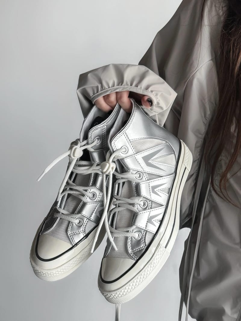 CHUCK 70 HI DULL SILVER/EGRET/BLACK