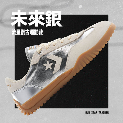 RUN STAR TRAINER OX DULL SILVER
