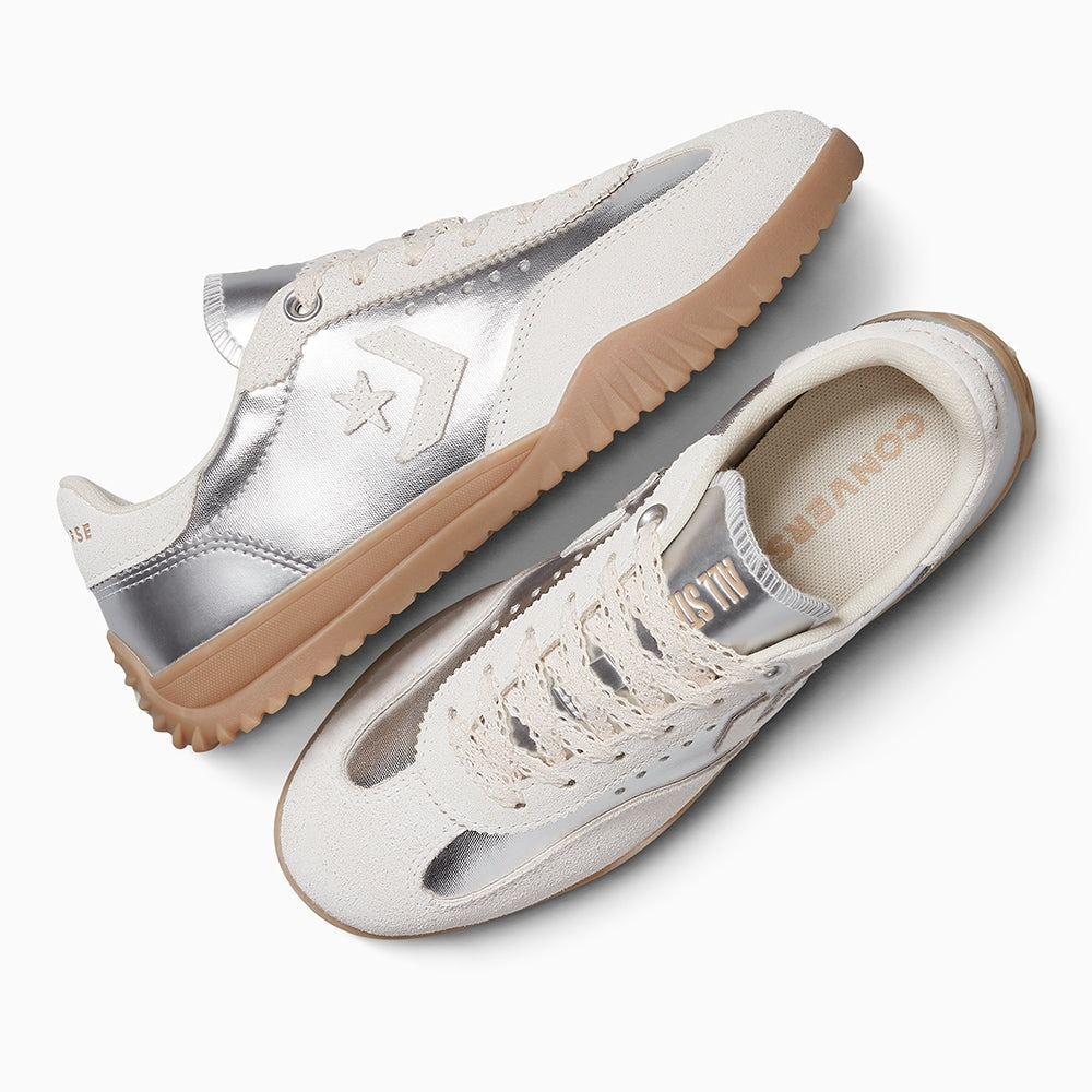 RUN STAR TRAINER OX DULL SILVER
