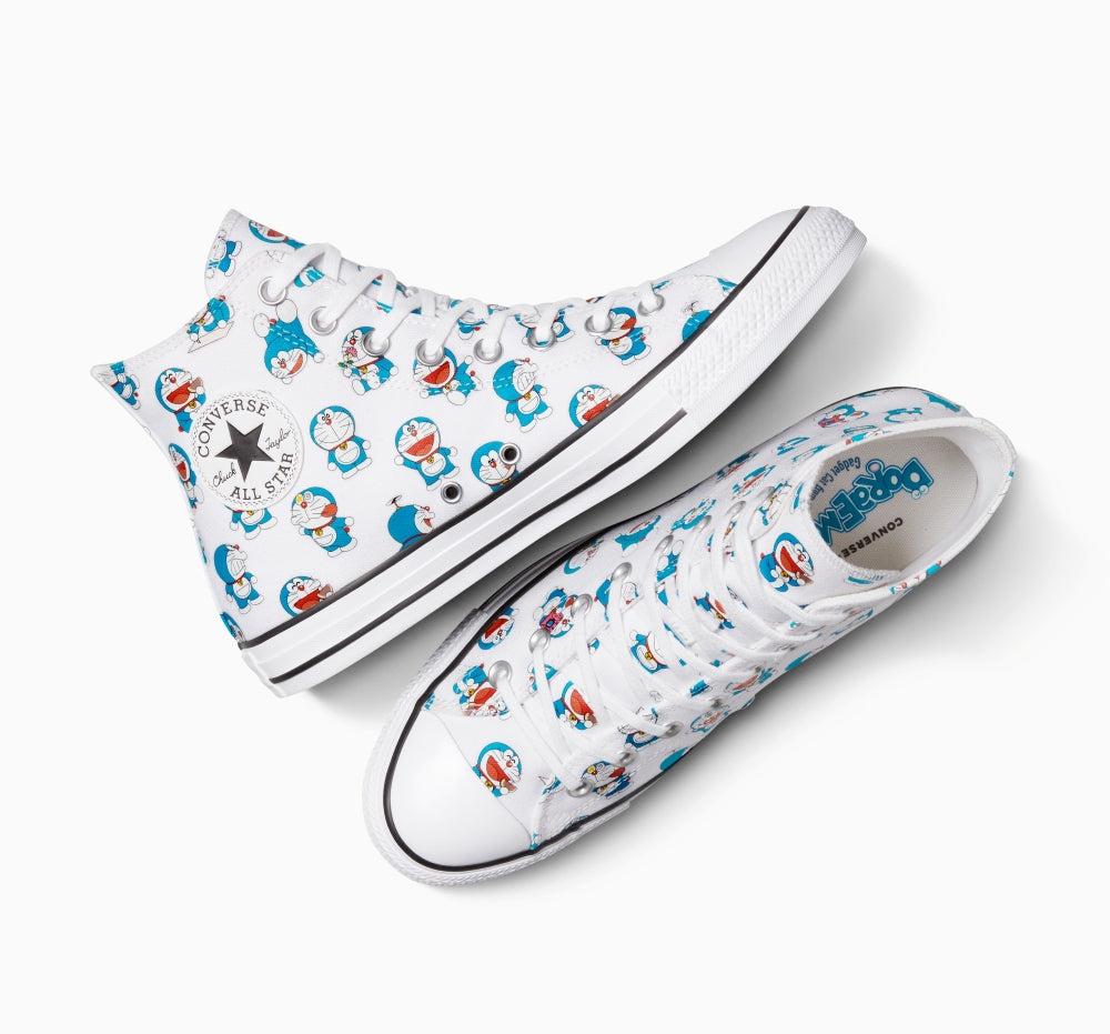 DORAEMON CTAS HI WHITE/HAWAIIAN GOLD/FLAMINGO