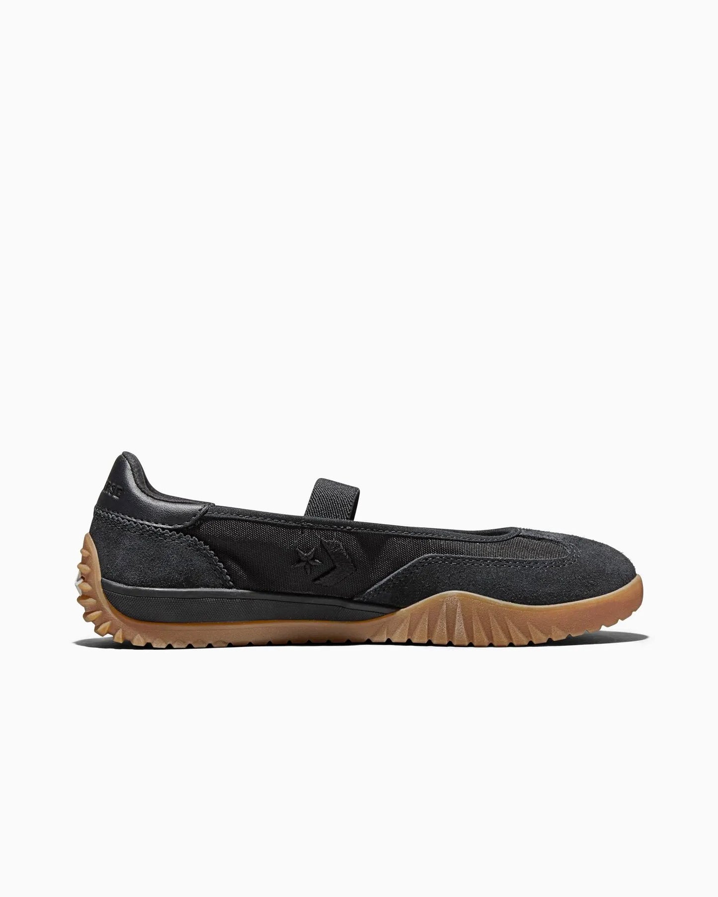 RUN STAR TRAINER BALLET FLAT SLIP BLACK