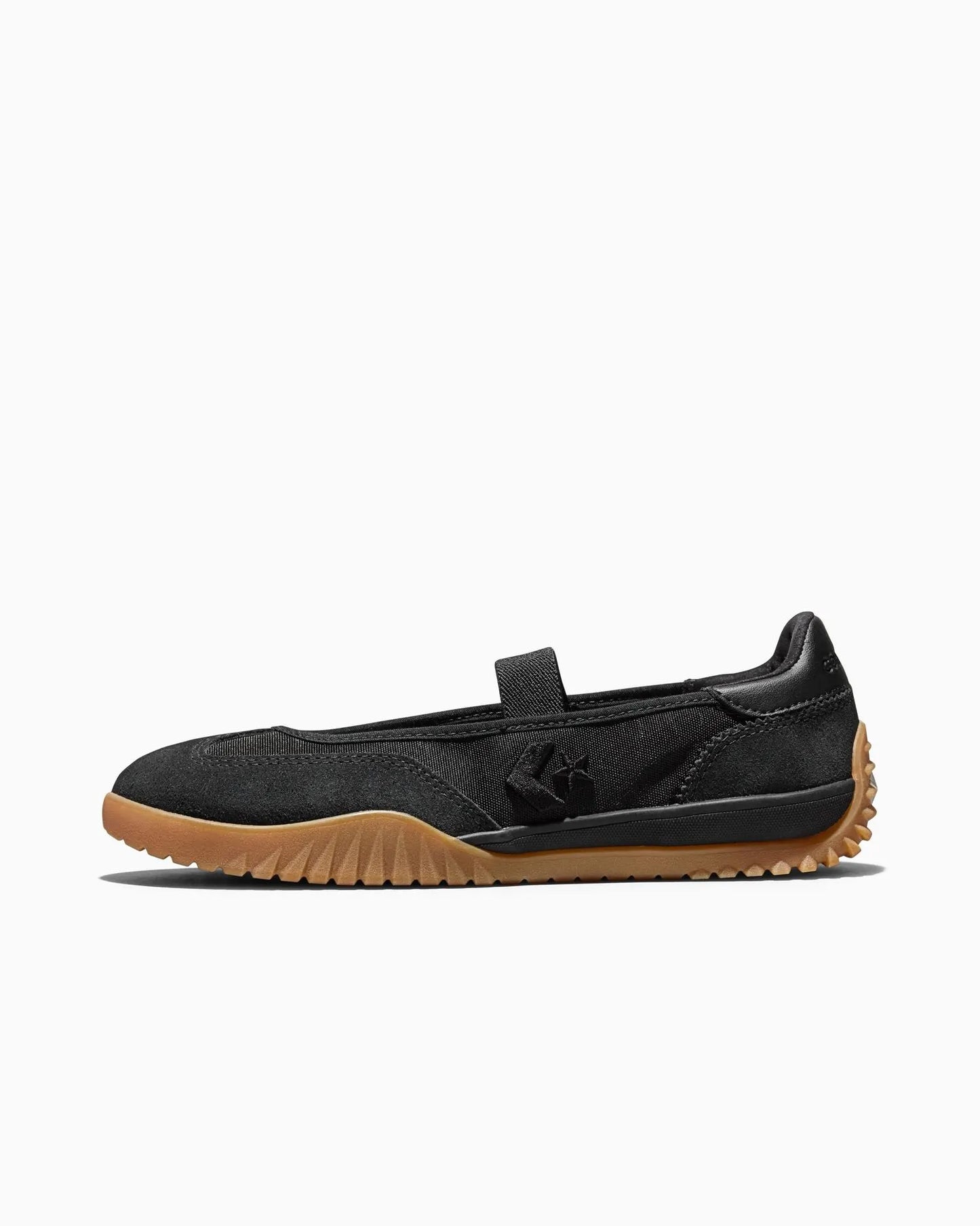 RUN STAR TRAINER BALLET FLAT SLIP BLACK