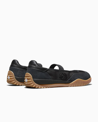 RUN STAR TRAINER BALLET FLAT SLIP BLACK