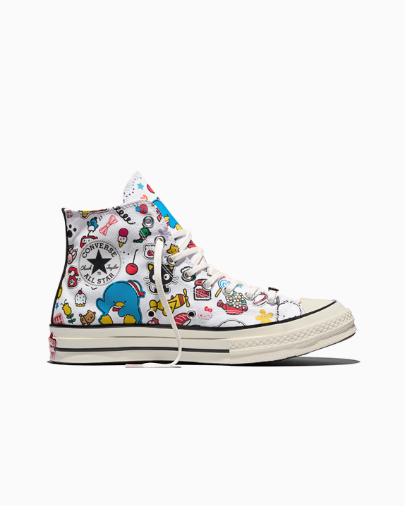 HELLO KITTY CHUCK 70 HI WHITE/PINK/GREEN