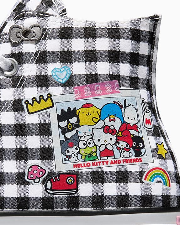 HELLO KITTY CTAS HI BLACK/WHITE/PINK