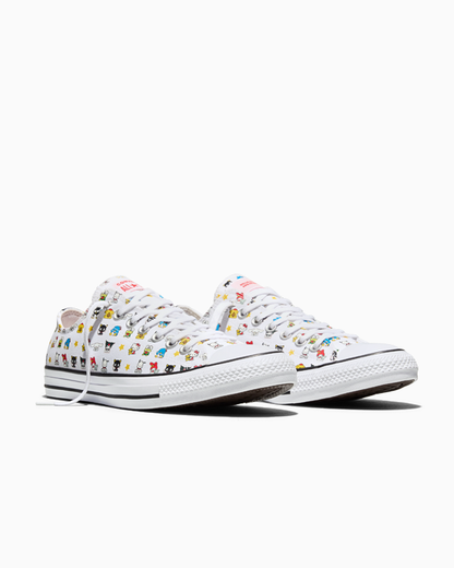 HELLO KITTY CTAS OX WHITE/BLACK/PINK