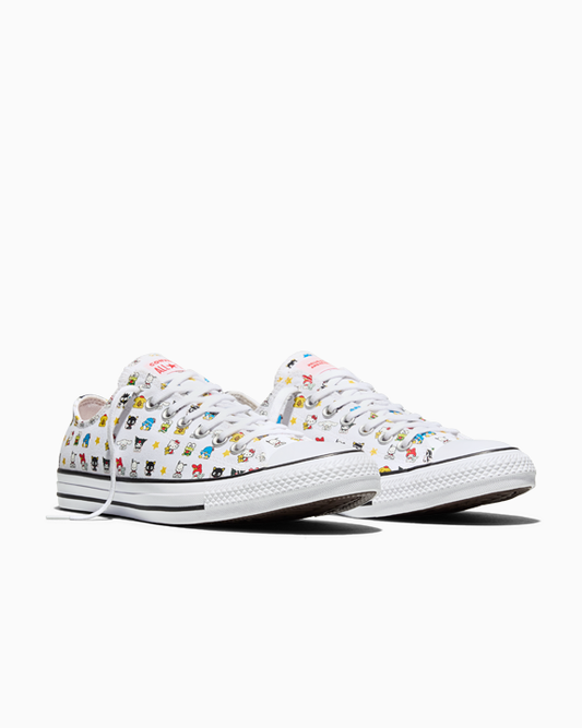 HELLO KITTY CTAS OX WHITE/BLACK/PINK
