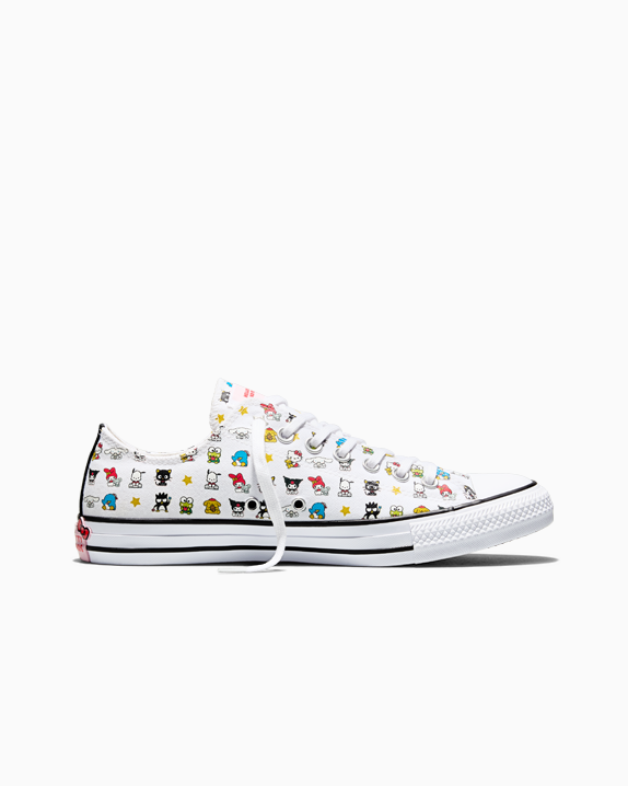 HELLO KITTY CTAS OX WHITE/BLACK/PINK