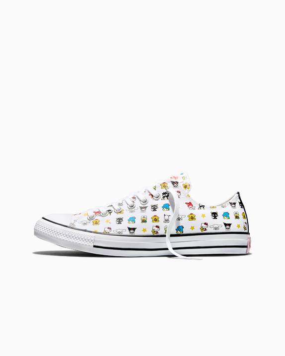 HELLO KITTY CTAS OX WHITE/BLACK/PINK