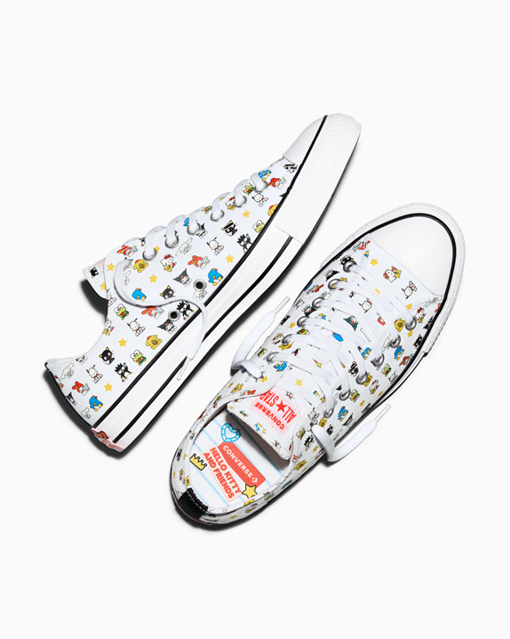 HELLO KITTY CTAS OX WHITE/BLACK/PINK