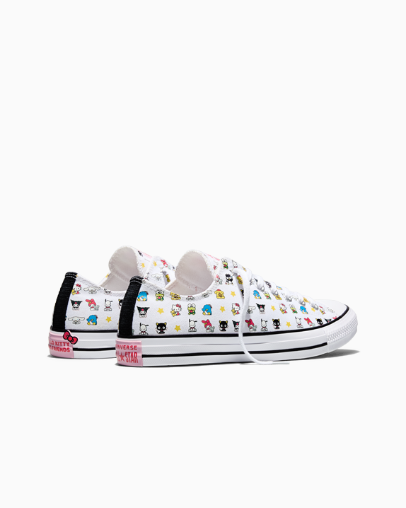 HELLO KITTY CTAS OX WHITE/BLACK/PINK