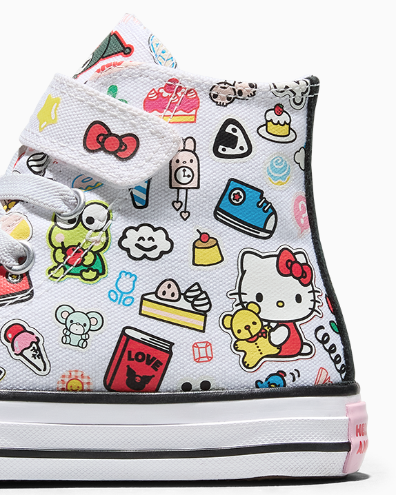 HELLO KITTY CTAS 1V HI WHITE/WHITE/BLACK