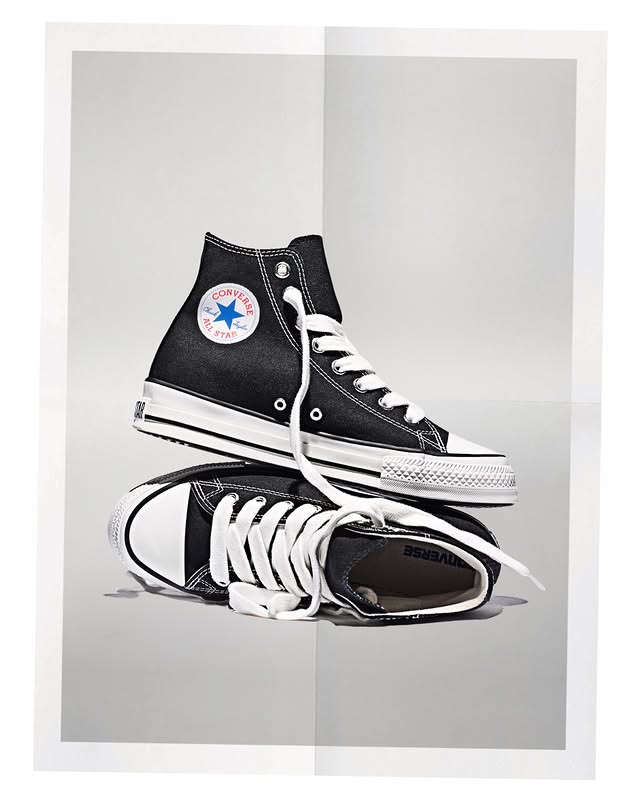 CT THROWBACK HI BLACK/VINTAGE WHITE/RED