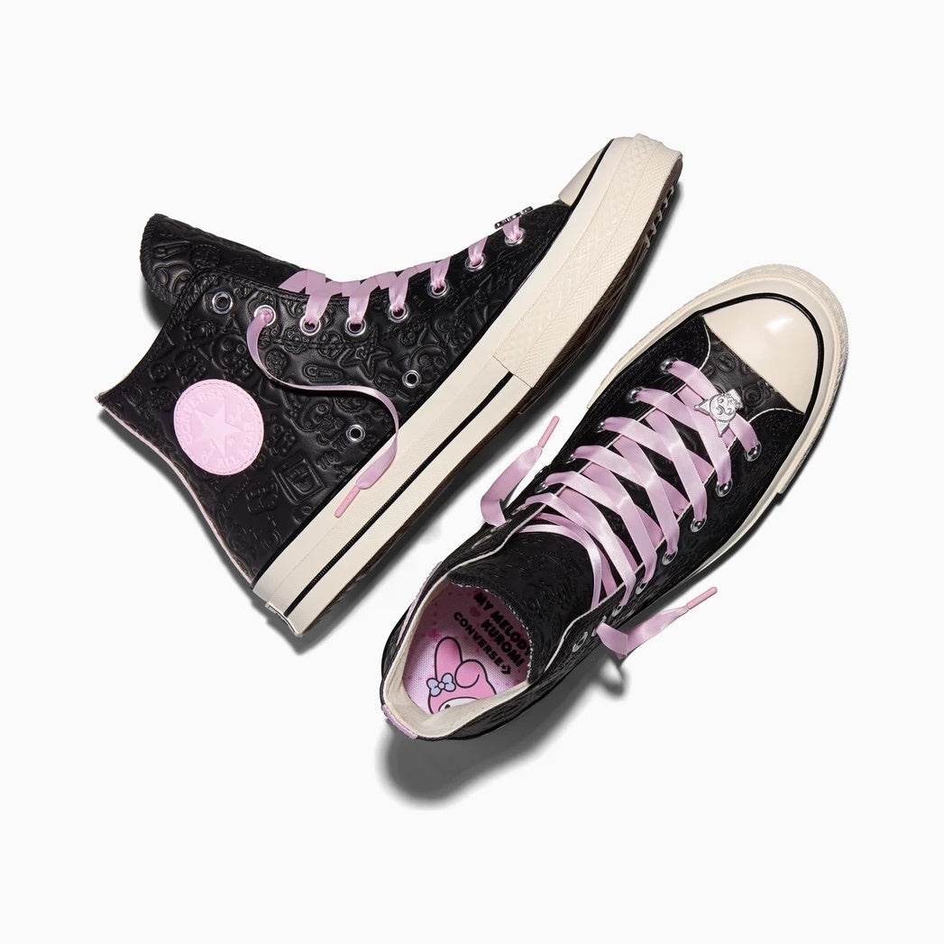 MY MELODY & KUROMI CHUCK 70 HI BLACK/EGRET/BROWN