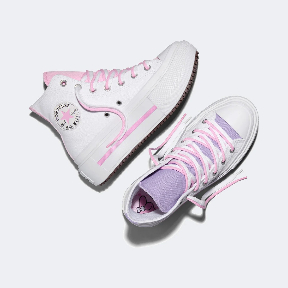 MY MELODY & KUROMI CTAS LIFT DOUBLE STACK HI WHITE/PINK