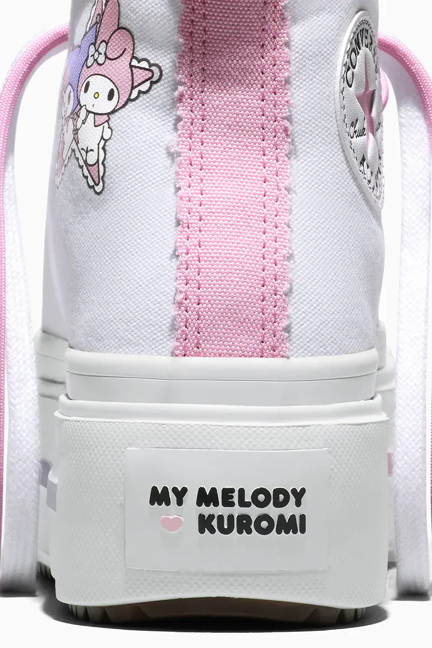 MY MELODY & KUROMI CTAS LIFT DOUBLE STACK HI WHITE/PINK
