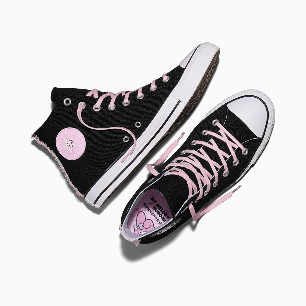 MY MELODY & KUROMI CTAS HI BLACK/PINK/BROWN